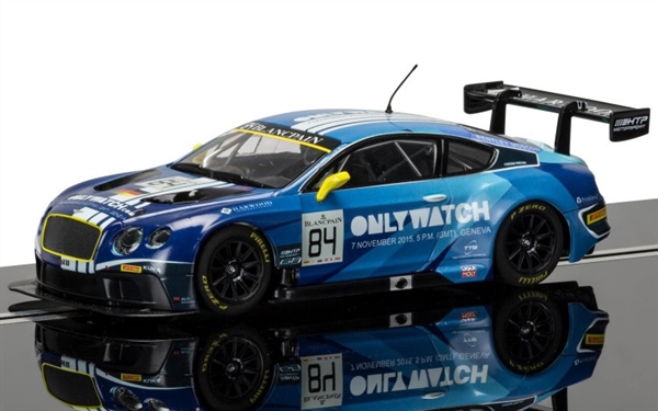 Scalextric Bentley Continental GT3, Team HTP Blue Slot Car - C3846