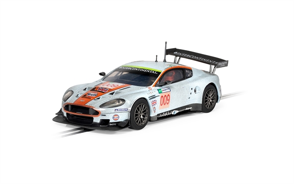 Scalextric 1:32 Slot Car Aston Martin DBR9, Gulf Edition, ROFGO 'Dirty Girl' - C4316