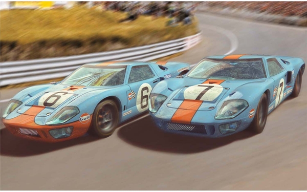Scalextric Ford GT40 1969 Gulf Twin Car Pack - C4041A