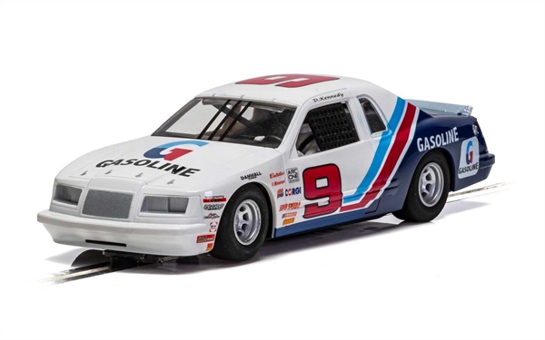 Scalextric Ford Thunderbird (Blue/White/Red) Slot Car - C4035