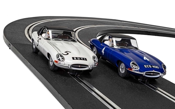Scalextric Jaguar E-Type First Race Win 1961 Twin Car Pack (Limited Edition) - C4062A