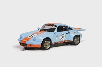 Scalextric Porsche 911 RSR 30 - Gulf Edition Slot Car - C4304
