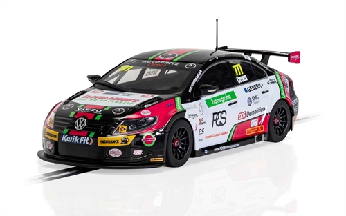 Scalextric VW CC Team HARD BTCC 2019 Michael Crees Slot Car - C4174