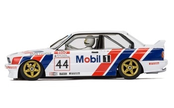 Scalextric BTCC Anniversary Special Edition BMW E30 M3 Steve Soper Slot Car - C3782SE