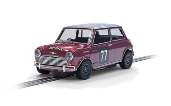 Scalextric Austin Mini Cooper S Broadspeed Slot Car - C4238