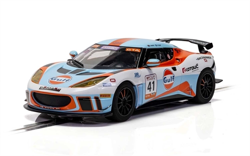 Scalextric Lotus Evora - Gulf Edition Slot Car - C4183