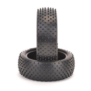 Mini Dart 4WD Front Silver Tyres (Pair)