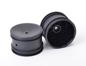 Rear 2.2" Off Road Wheels, Black (Pair)