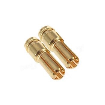 4mm Male Connector Plugs (Pack of 2)