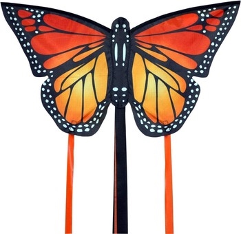 Monarch Butterfly Small Kite - Red