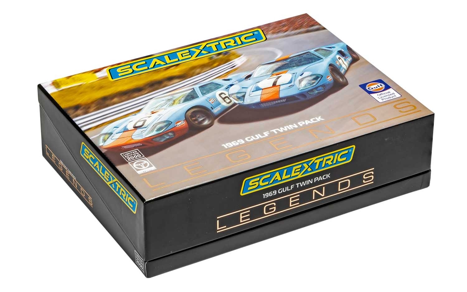 Scalextric Ford GT40 1969 Gulf Twin Car Pack - C4041A