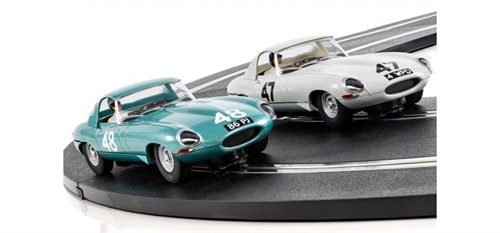 Scalextric Legends Jaguar E-type 1963 International Trophy Limited Edition Twin Car Pack - C3898A