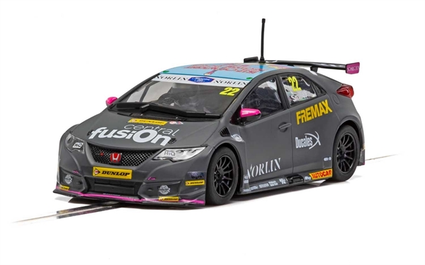 Scalextric Honda Civic Type R BTCC 2018 (Chris Smiley) Slot Car - C4015