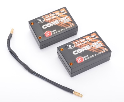 CORE RC 5000mAH 7.4V 30/60C 2S Saddle Lipo