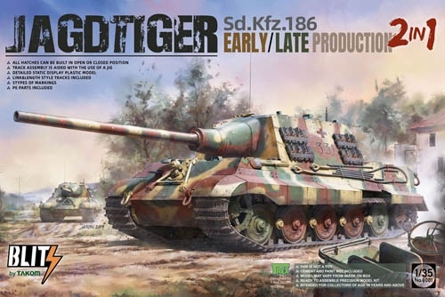 SdKfz 186 Jagdtiger Early/Late 2-in-1