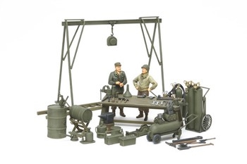 WWII US Field Maintenance Yard
