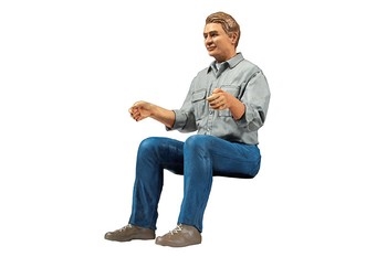 RC Tractor Truck Driver Figure - for 1/14 Unassembled Kit