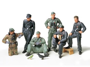 German Tank Crew At Rest