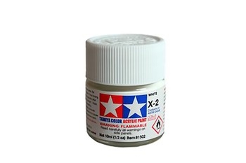 Acrylic X-2 White - 10ml Bottle