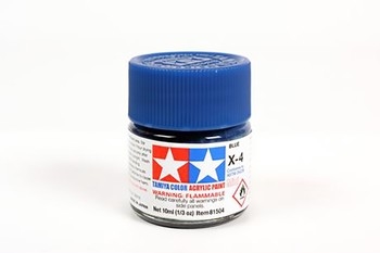 Acrylic X-4 Blue - 10ml Bottle