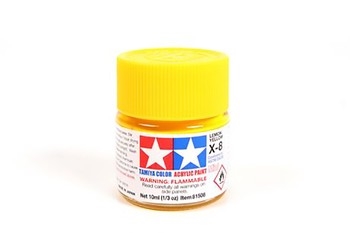 Acrylic X-8 Lemon Yellow - 10ml Bottle