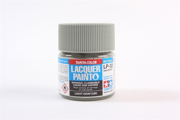 LP-32 Satin IJN Light Grey Lacquer Paint - 10ml