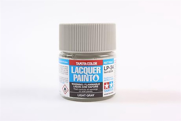 LP-34 Matt Light Grey Lacquer Paint - 10ml