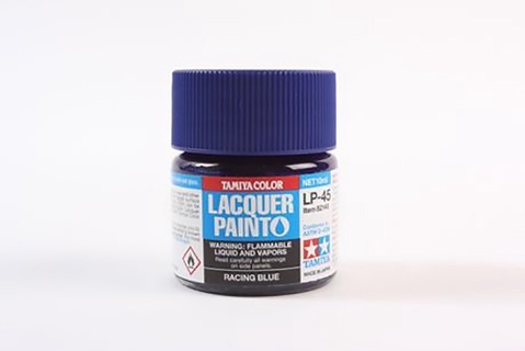 LP-45 Gloss Racing Blue Lacquer Paint - 10ml