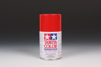 PS-60 Bright Mica Red Polycarbonate Spray - 100ml
