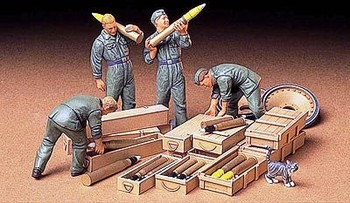 German Ammo Loading Tank Crew