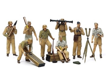 Africa Luftwaffe German Artillery Crew