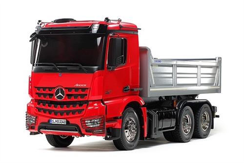 Tamiya Mercedes-Benz Arocs 6x4 Tipper Truck Pre-Painted RedSilver Edition 56361