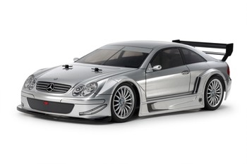 02 CLK AMG Silver Painted Body TT-02