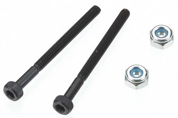 RC 2x25mm Cap Screws and Locknuts (2 of each)