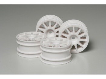 11 Spoke White Wheels
