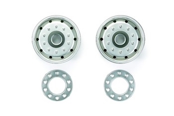 Truck Plated Wheels (30mm/Matt Chrome)