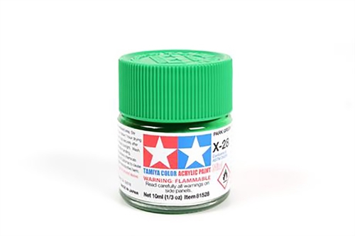 Acrylic X-28 Gloss Park Green Paint - 10ml Bottle