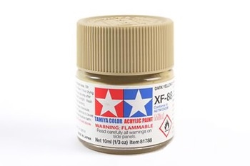 Acrylic XF-88 Flat Dark Yellow 2 - 10ml Bottle