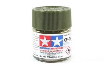 Acrylic XF-89 Flat Dark Green 2 Paint - 10ml Bottle