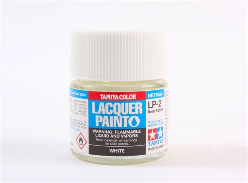 LP-2 Gloss White Lacquer Paint - 10ml