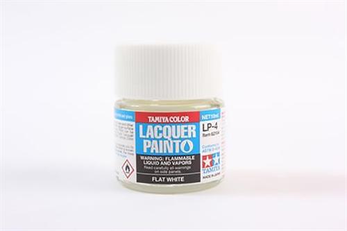 LP-4 Matt White Lacquer Paint - 10ml