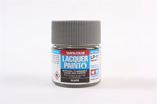 LP-11 Gloss Silver Lacquer Paint - 10ml