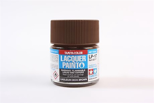 LP-17 Matt Linoleum Deck Brown Lacquer Paint - 10ml