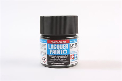 LP-27 Matt German Grey Lacquer Paint - 10ml