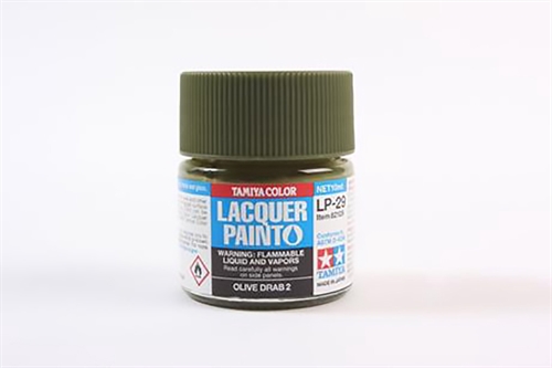 LP-29 Matt Olive Drab 2 Lacquer Paint - 10ml