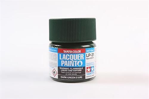 LP-31 Satin IJN Dark Green 2 Lacquer Paint - 10ml
