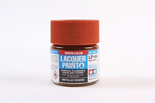LP-44 Gloss Metallic Orange Lacquer Paint - 10ml