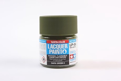 LP-56 Matt Dark Green 2 Lacquer Paint - 10ml