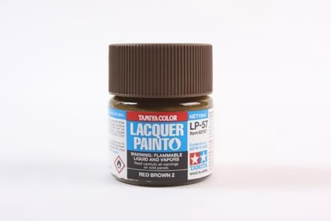 LP-57 Matt Red Brown 2 Lacquer Paint - 10ml