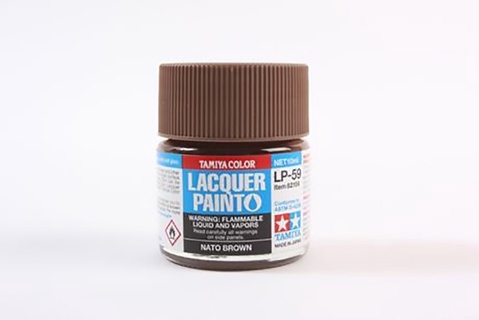 LP-59 Matt Nato Brown Lacquer Paint - 10ml